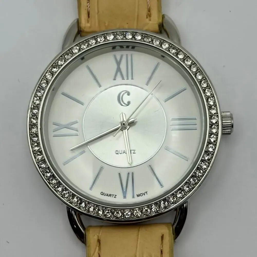 Charming Charlie silver cream